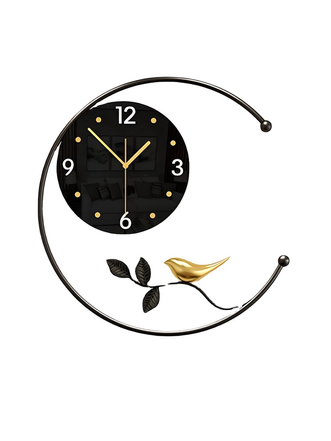 Abstract shaped wall clock