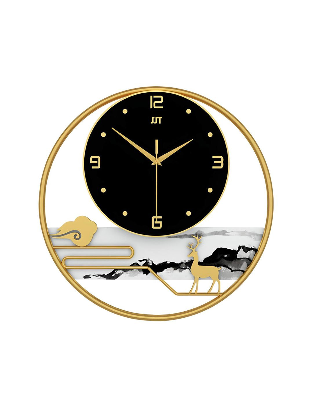 Abstract shaped wall clock