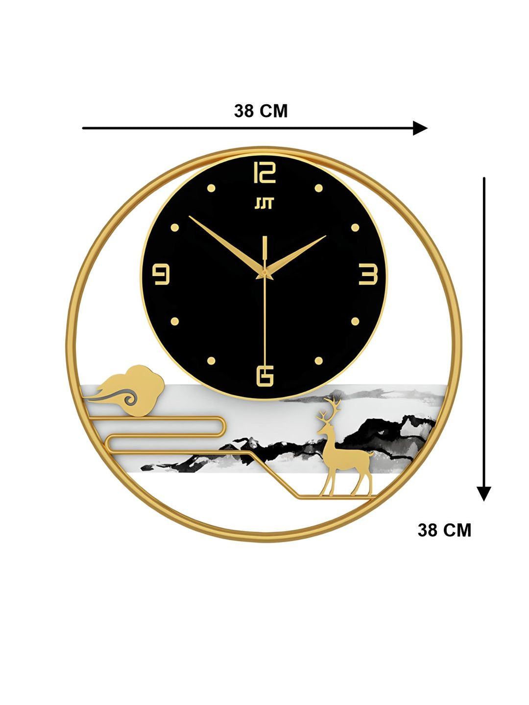 Abstract shaped wall clock