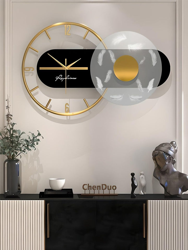 Abstract shaped wall clock