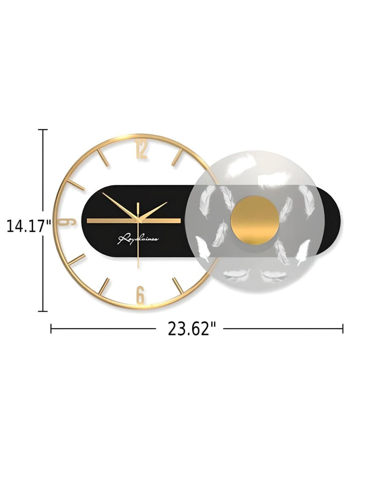 Abstract shaped wall clock