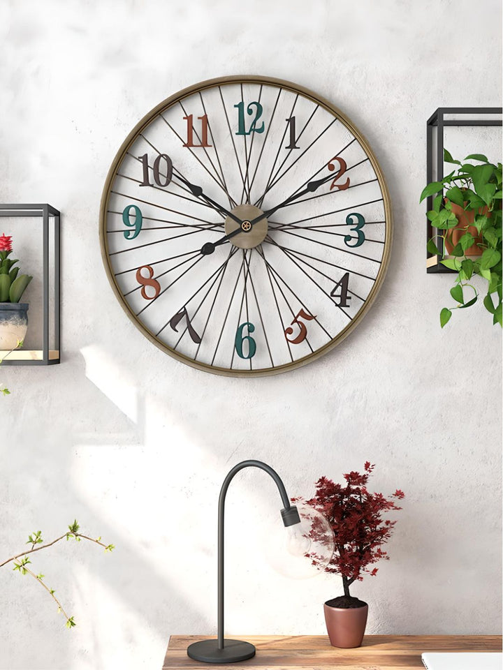 Abstract shaped wall clock