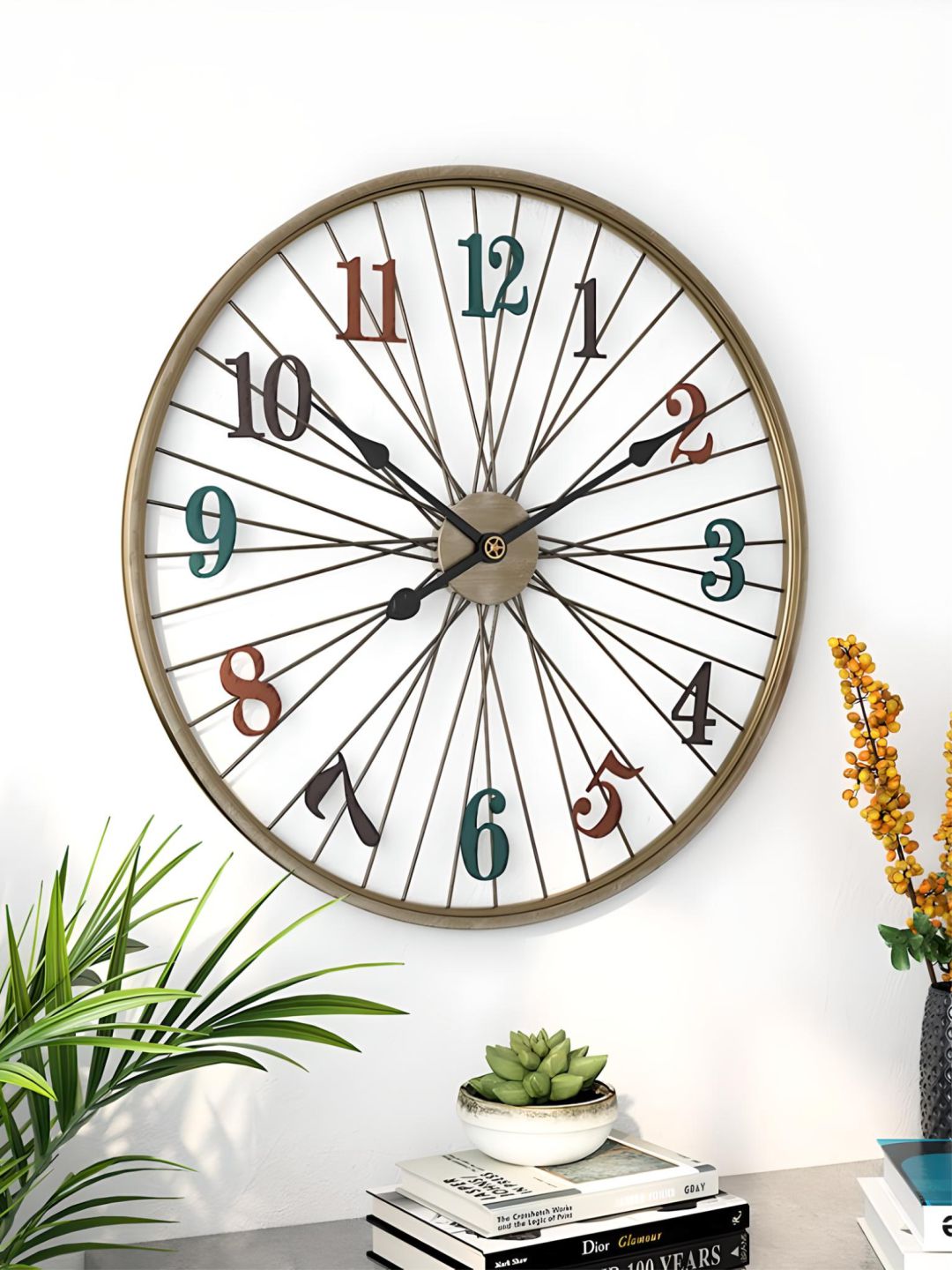 Abstract shaped wall clock
