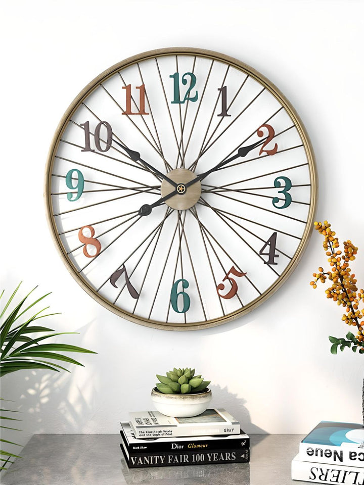 Abstract shaped wall clock