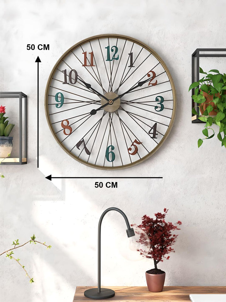 Abstract shaped wall clock