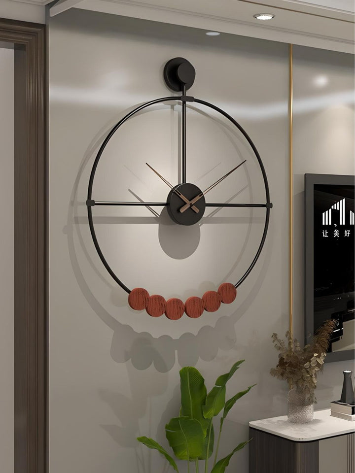 Abstract shaped wall clock