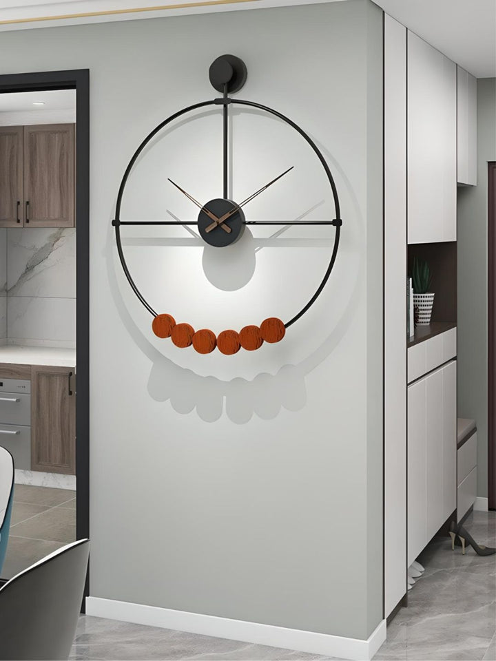 Abstract shaped wall clock