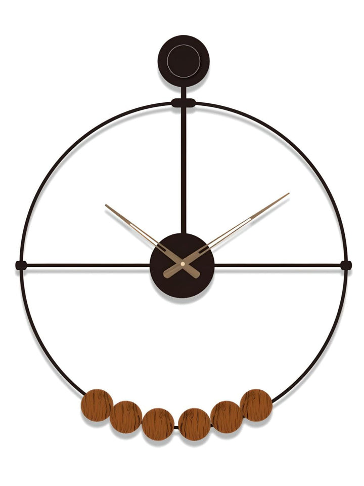 Abstract shaped wall clock
