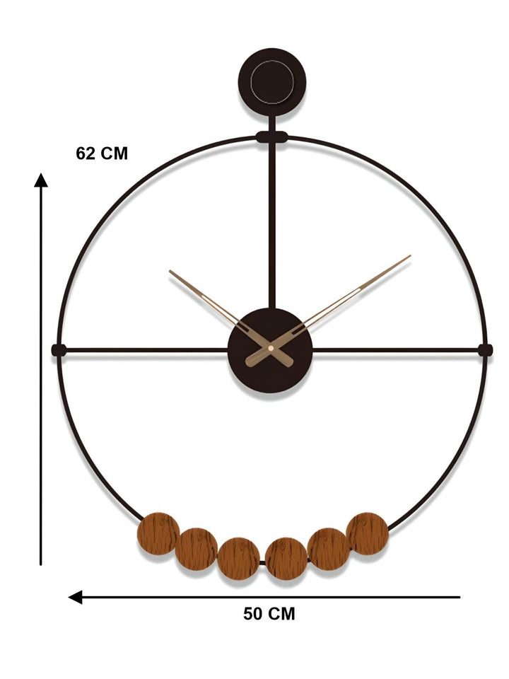 Abstract shaped wall clock