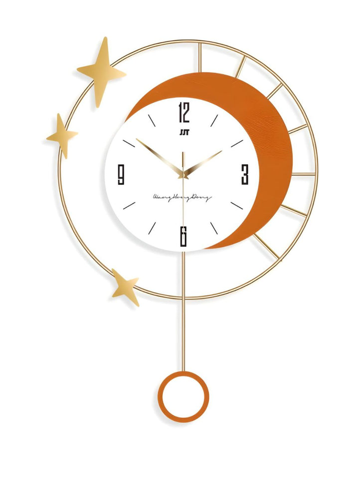 Abstract shaped wall clock