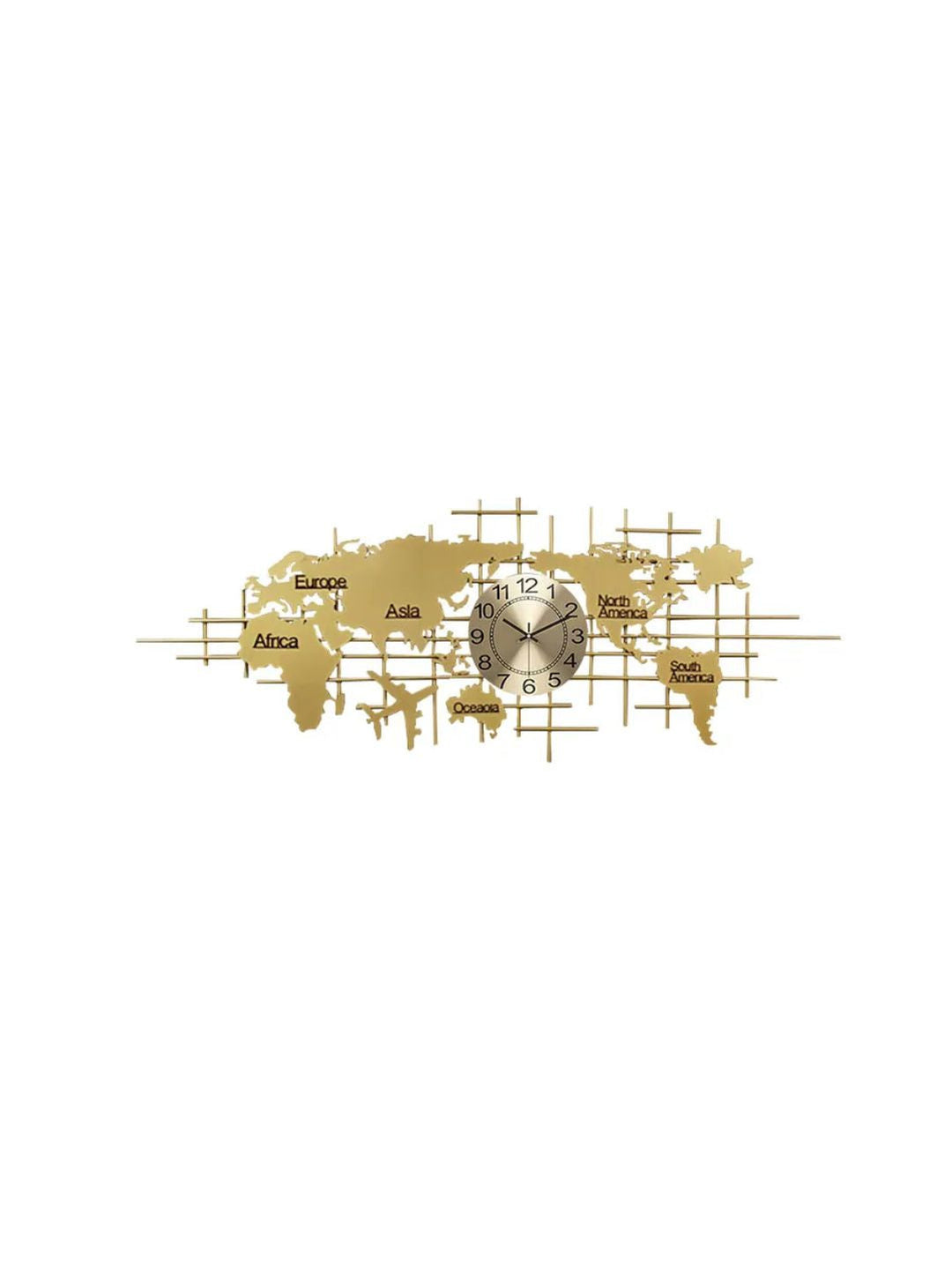 Abstract shaped wall clock