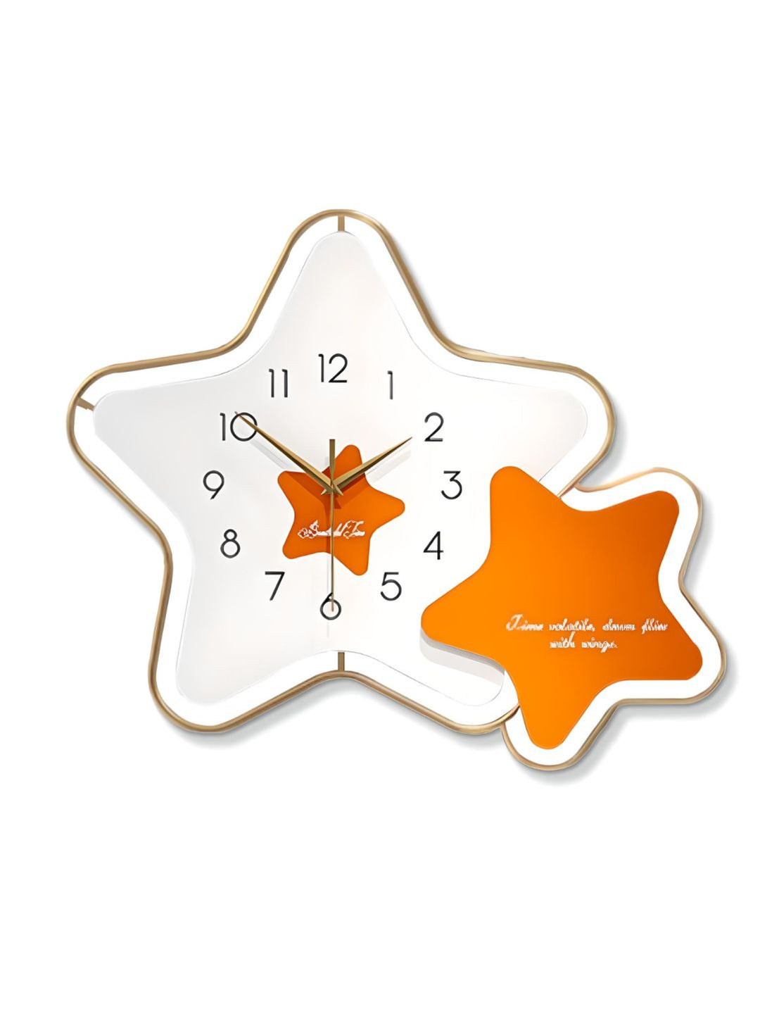 Abstract shaped wall clock