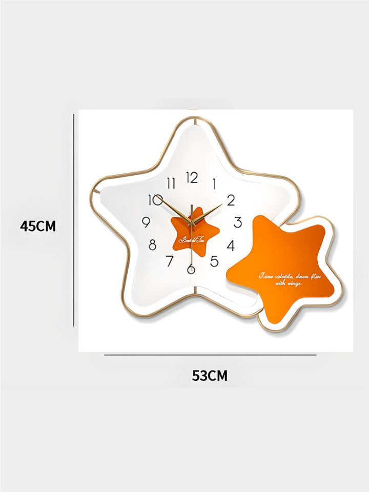 Abstract shaped wall clock