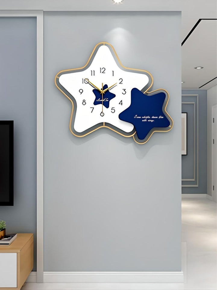 Abstract shaped wall clock