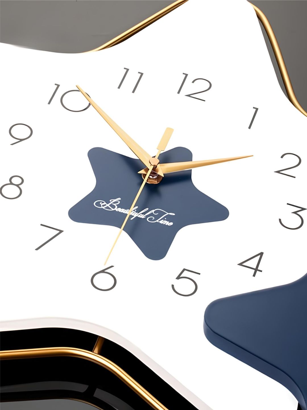 Abstract shaped wall clock