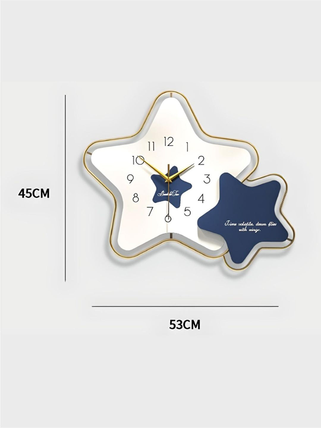 Abstract shaped wall clock