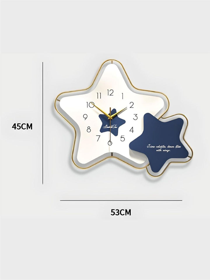 Abstract shaped wall clock