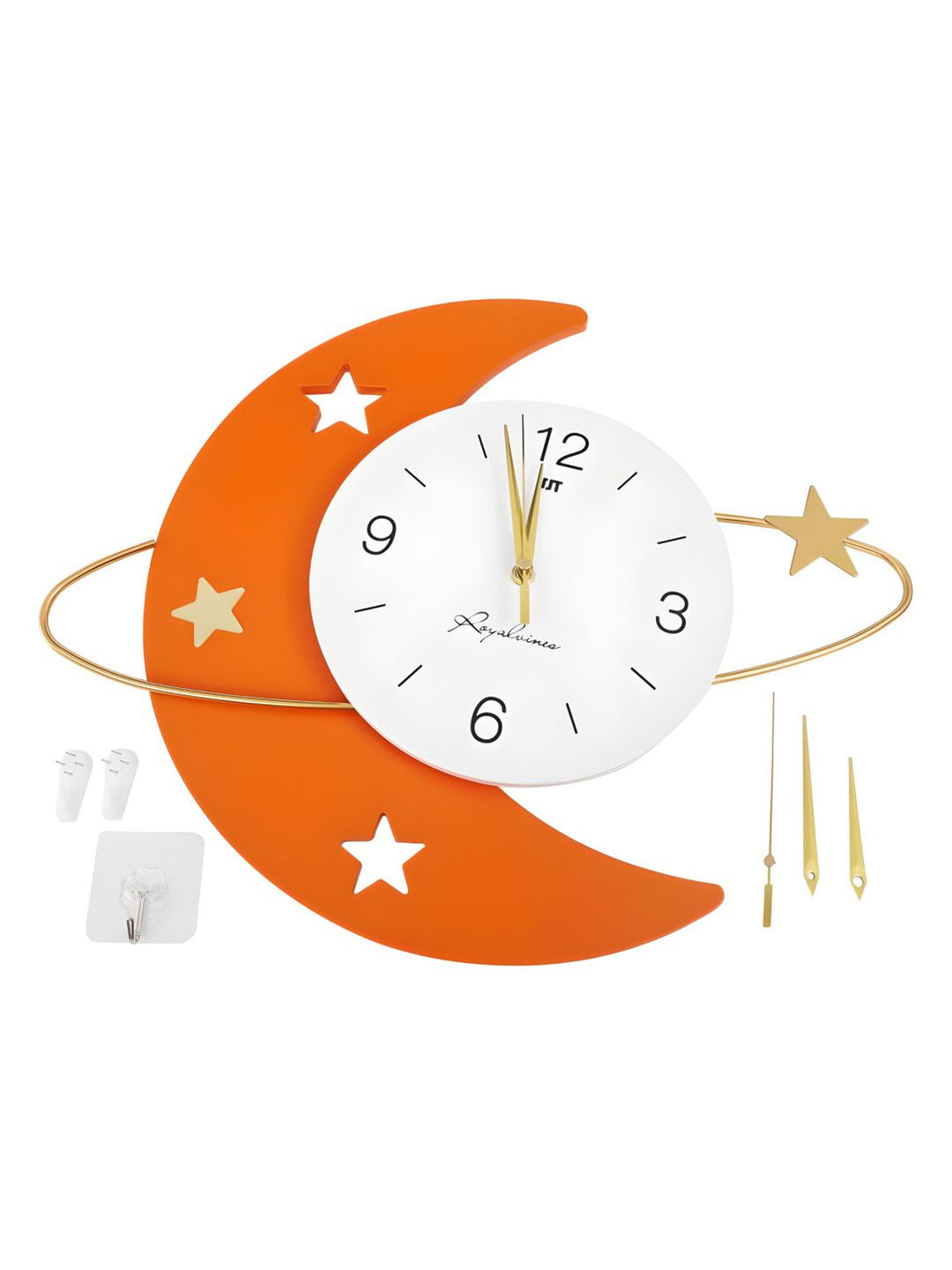Abstract shaped wall clock