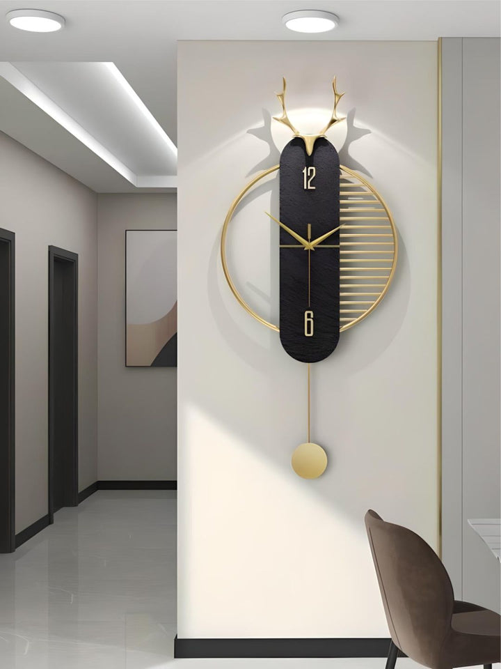 Abstract shaped wall clock