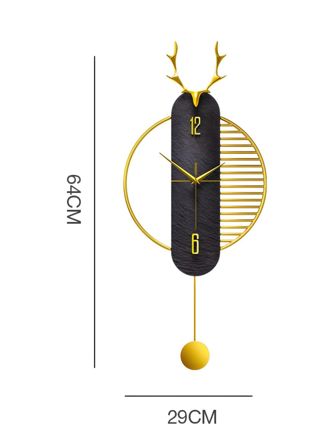 Abstract shaped wall clock