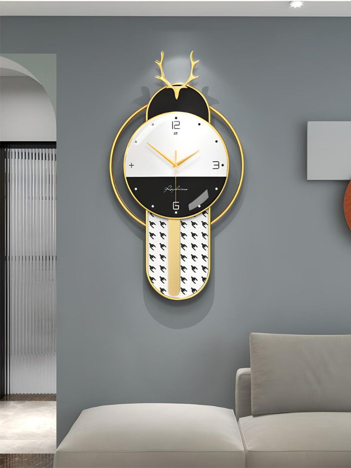 Abstract shaped wall clock