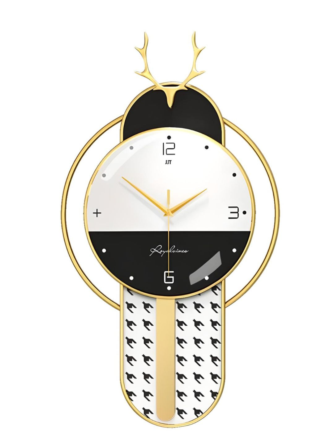 Abstract shaped wall clock