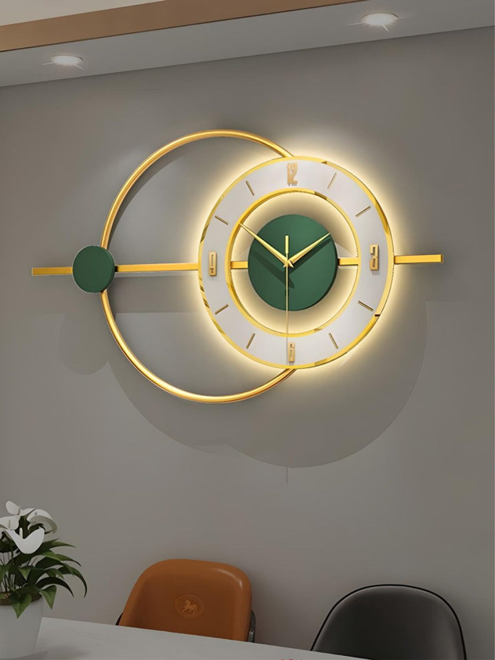 Abstract shaped wall clock