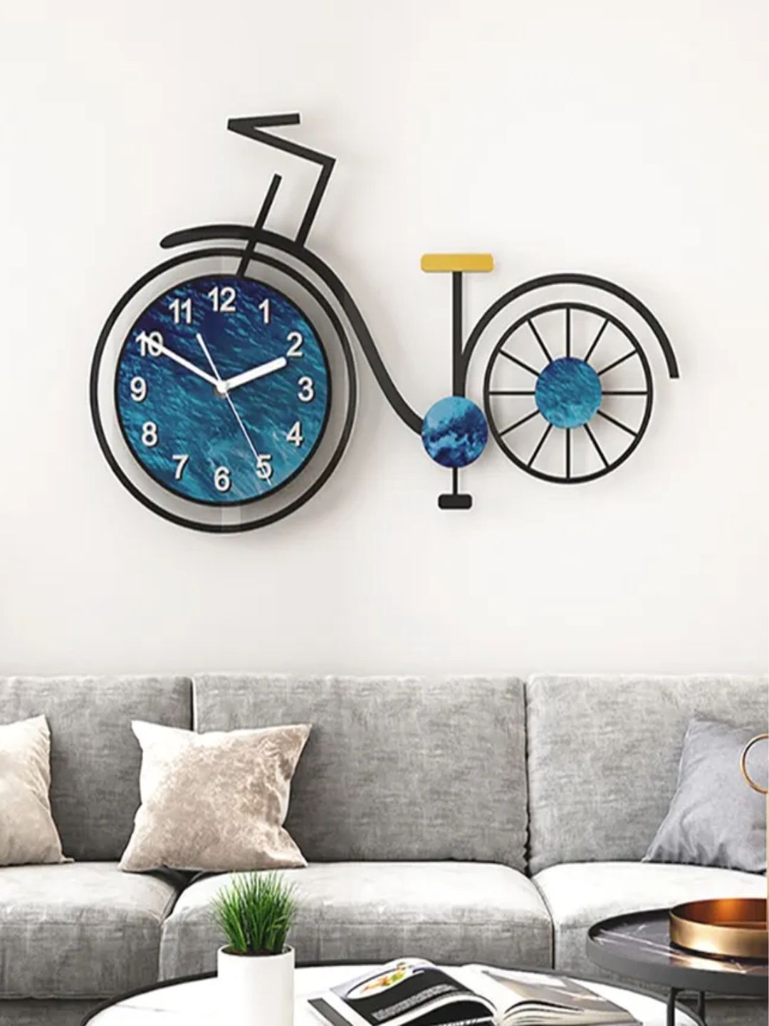 Abstract shaped wall clock