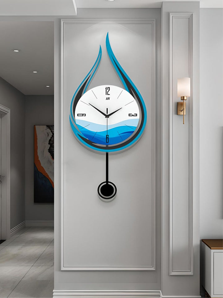Abstract shaped wall clock