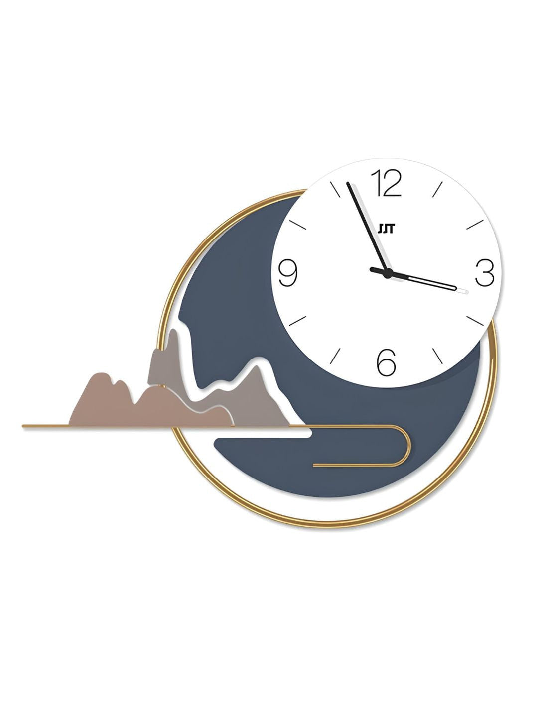 Abstract shaped wall clock