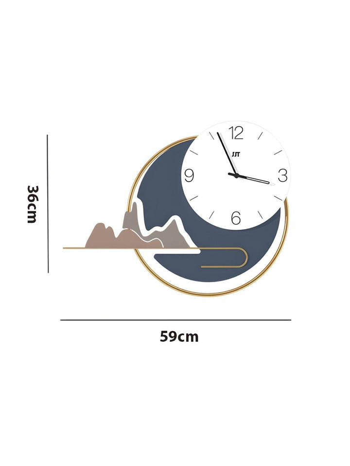 Abstract shaped wall clock