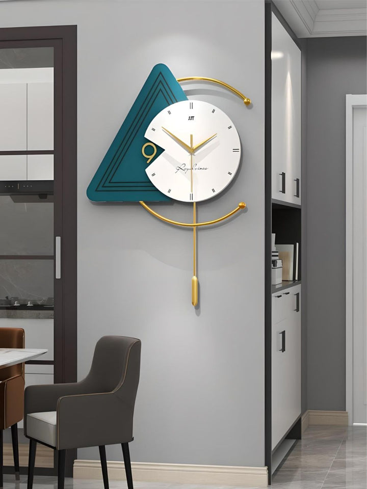 Abstract shaped wall clock