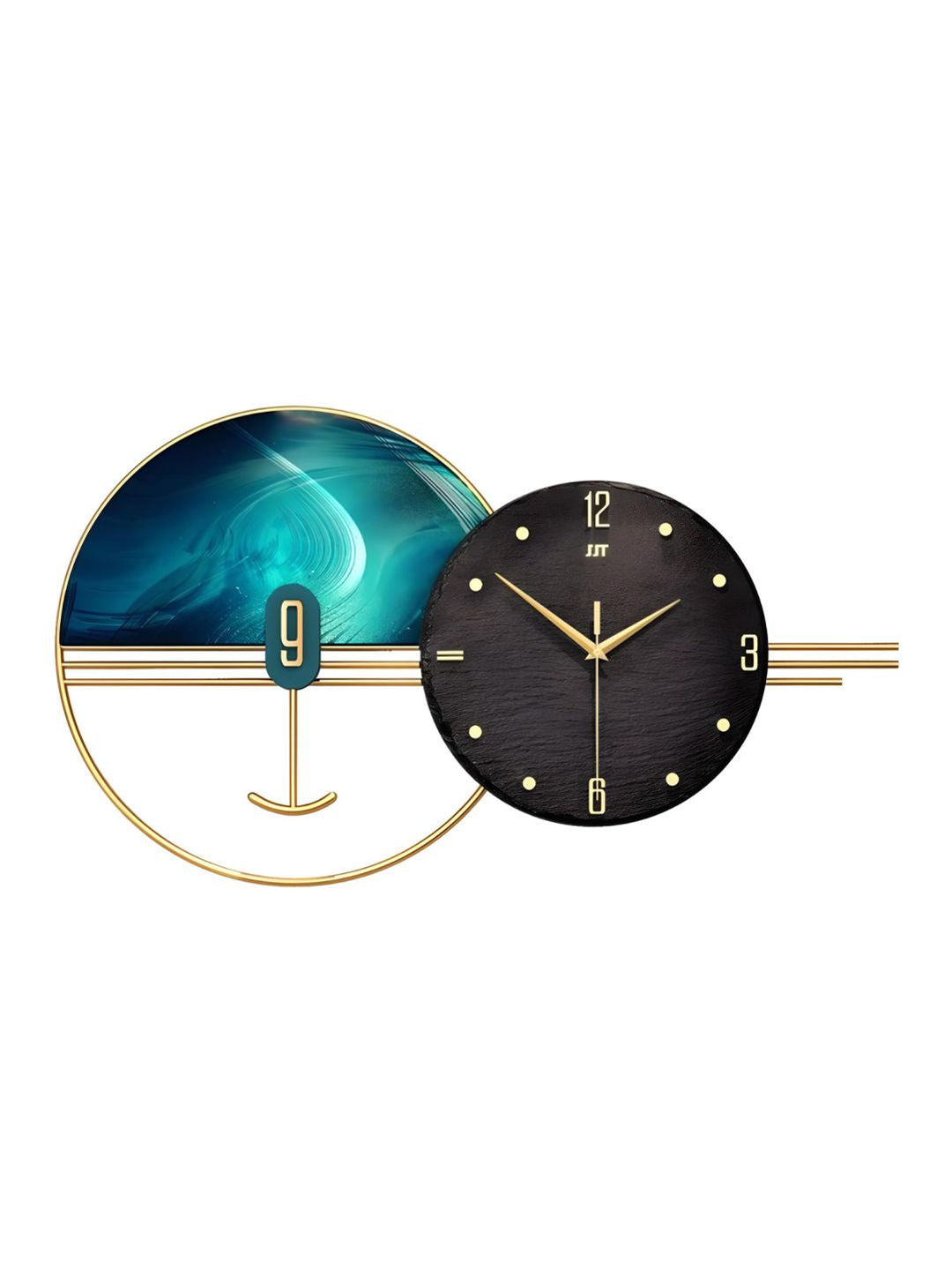 Abstract shaped wall clock