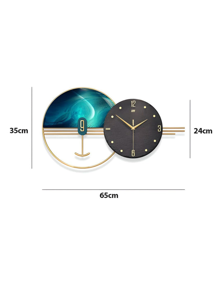 Abstract shaped wall clock