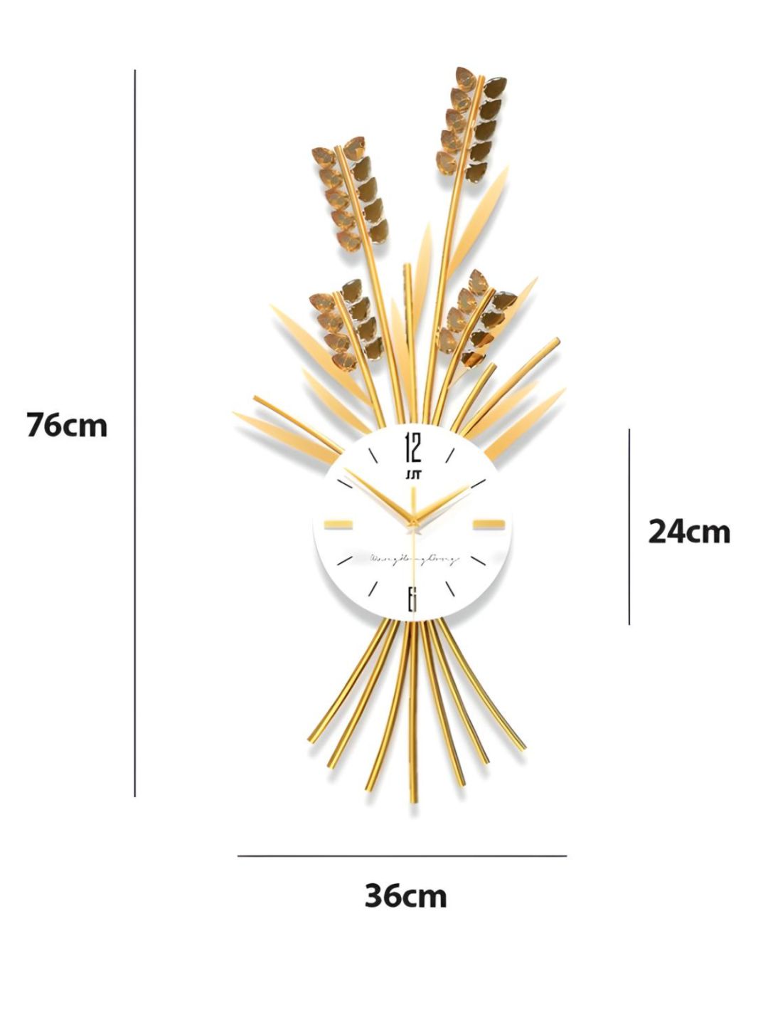 Abstract shaped wall clock