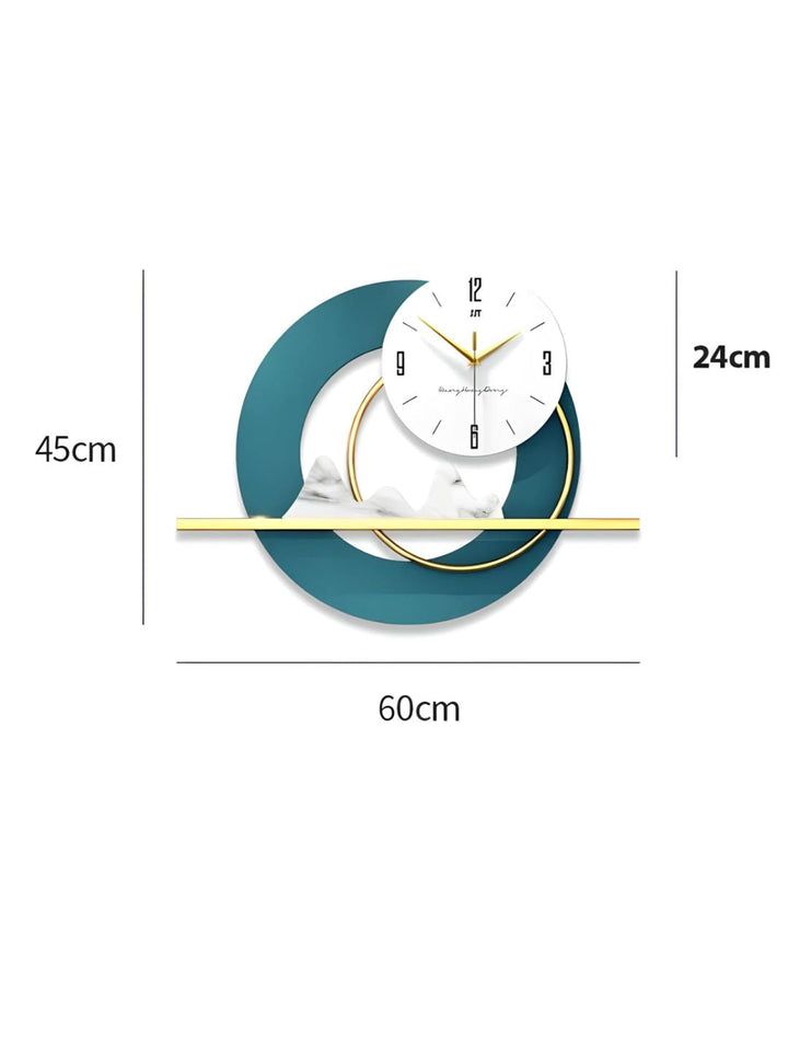 Abstract shaped wall clock