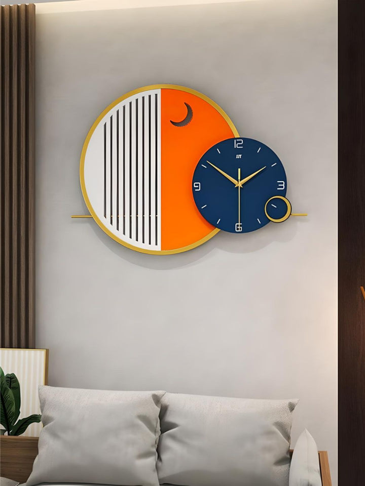 Abstract shaped wall clock