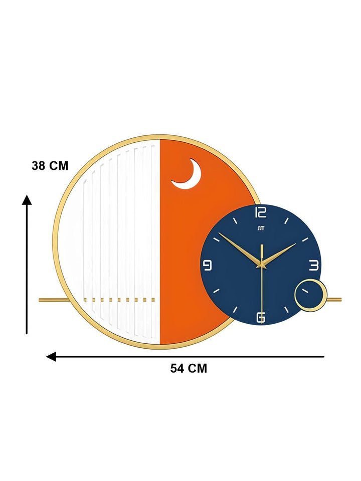 Abstract shaped wall clock