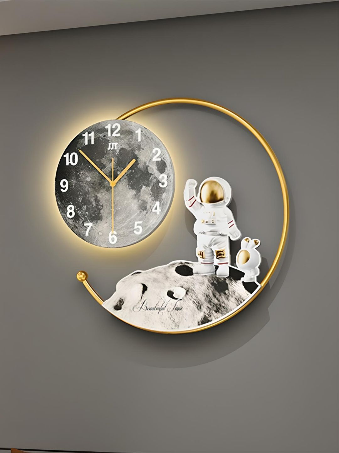 Abstract shaped wall clock