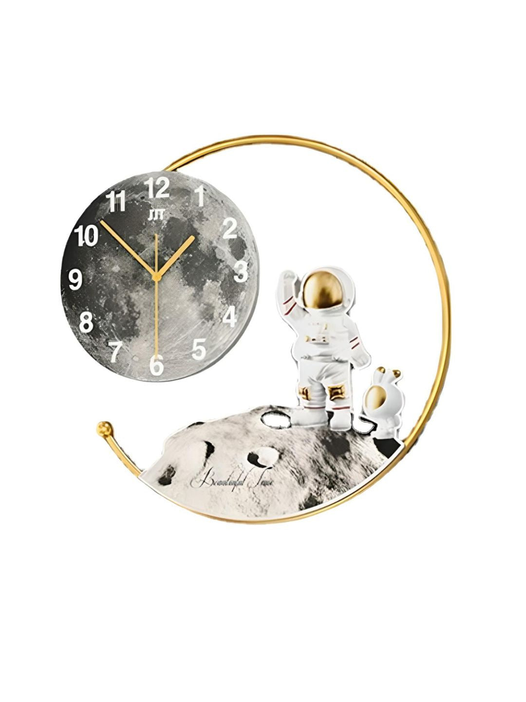 Abstract shaped wall clock