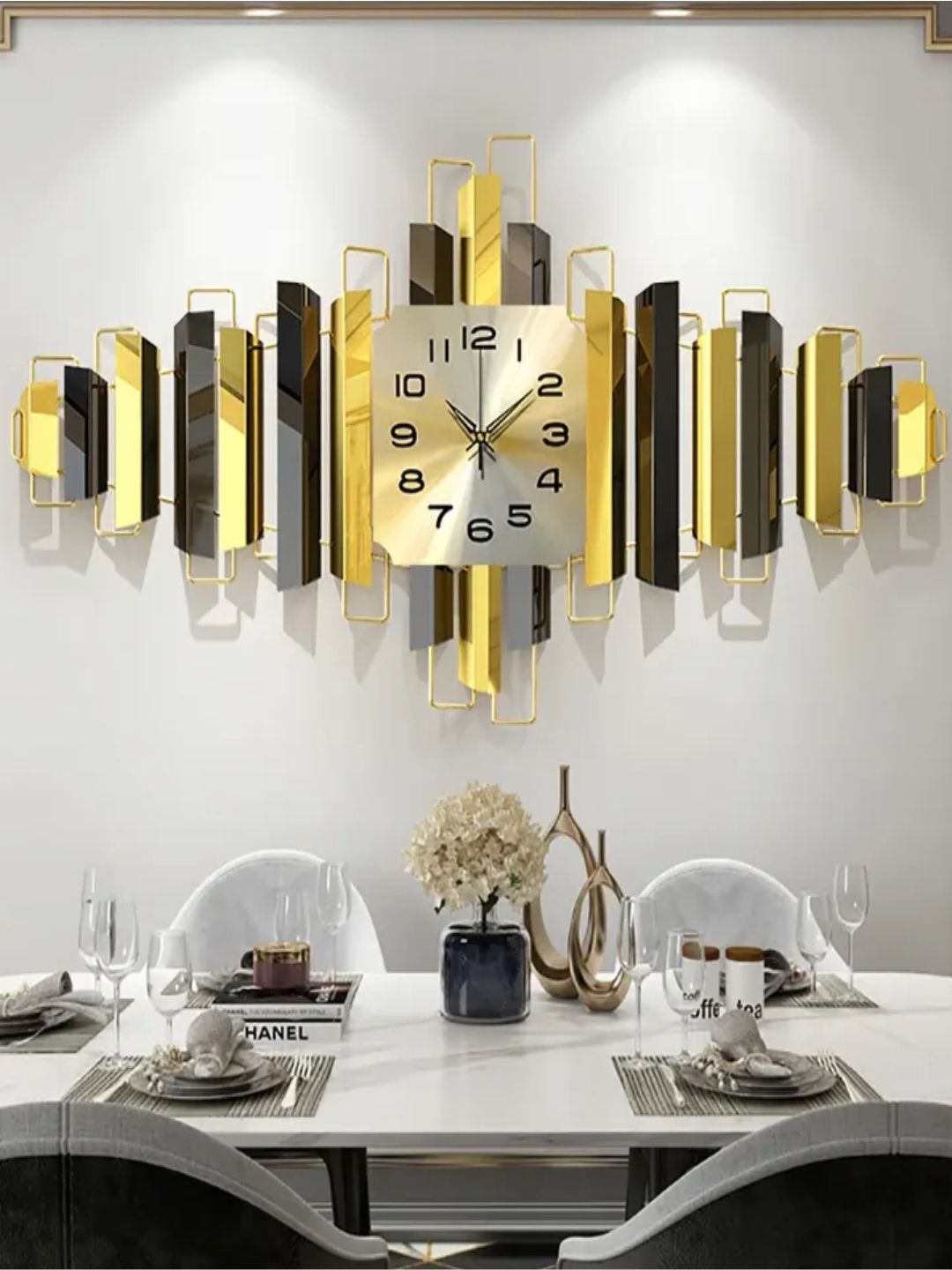 Abstract shaped wall clock