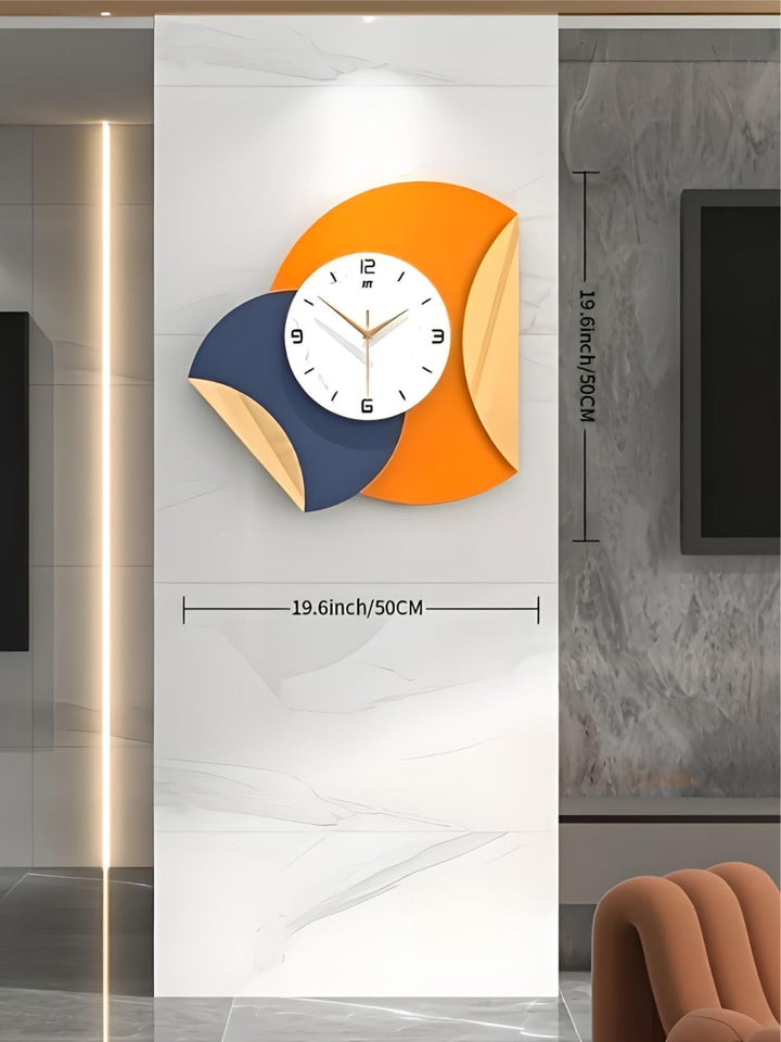 Abstract shaped wall clock