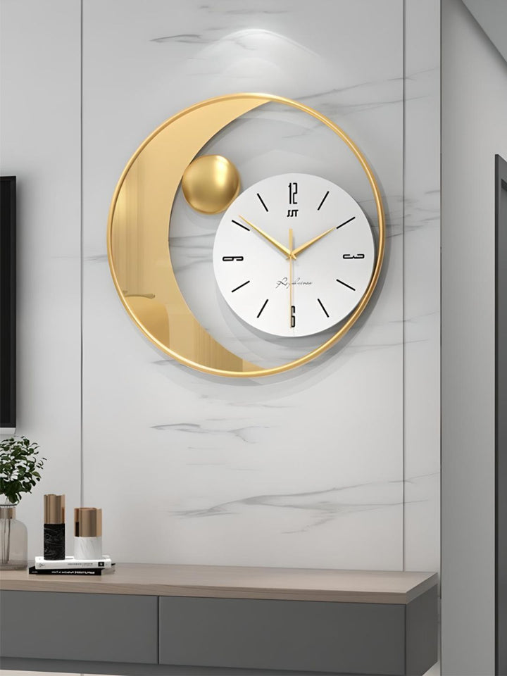 Abstract shaped wall clock