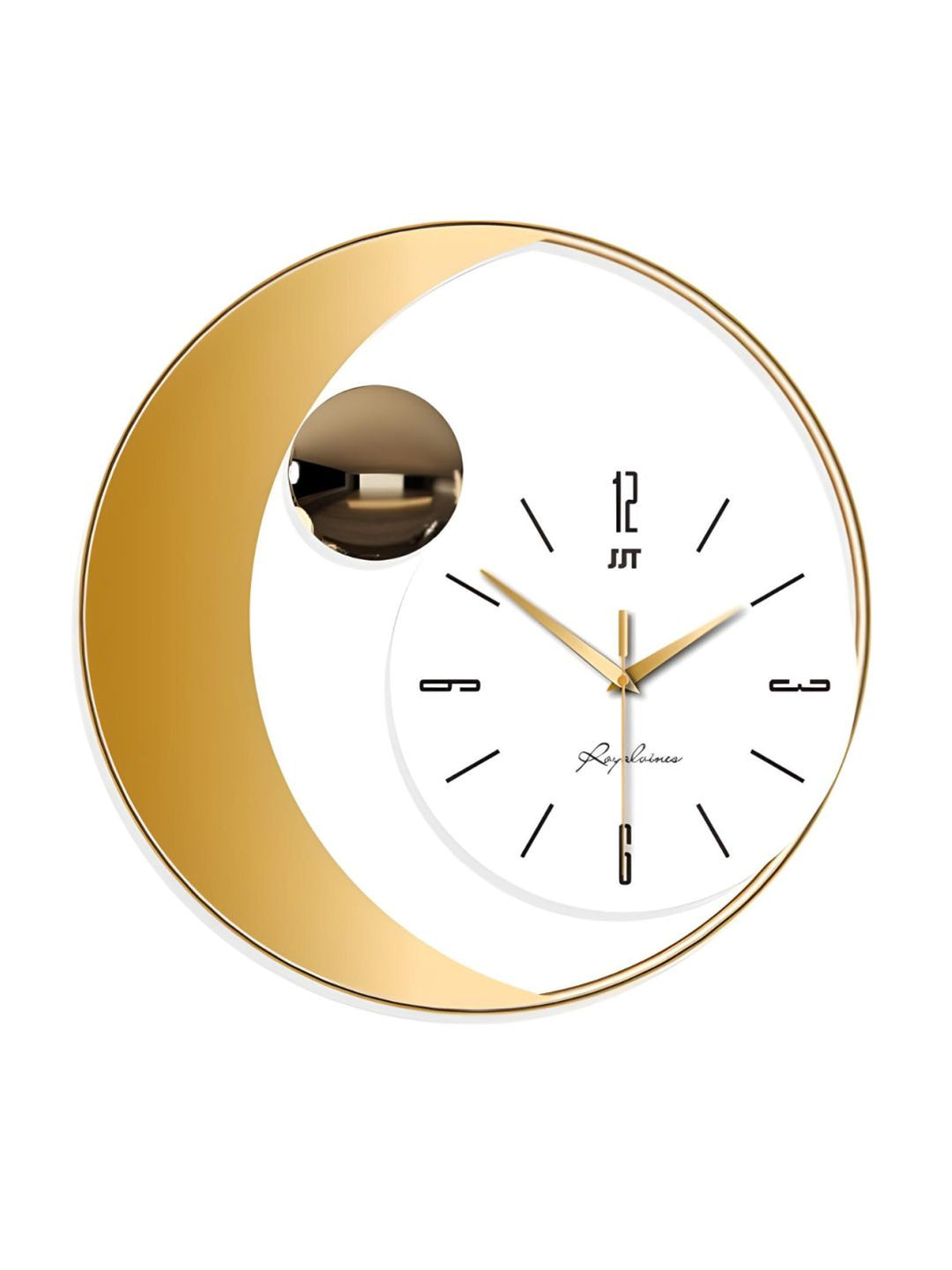 Abstract shaped wall clock
