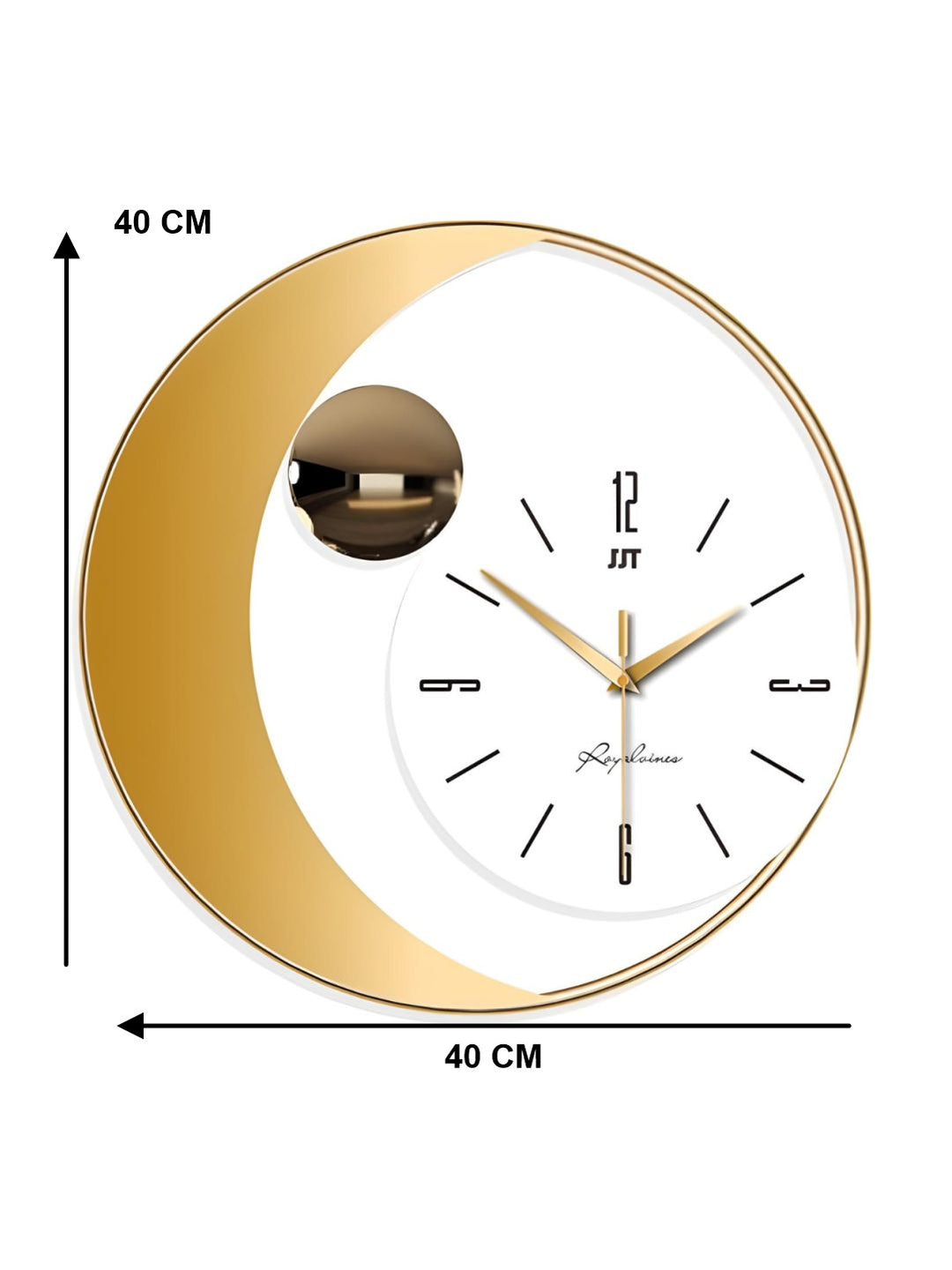 Abstract shaped wall clock