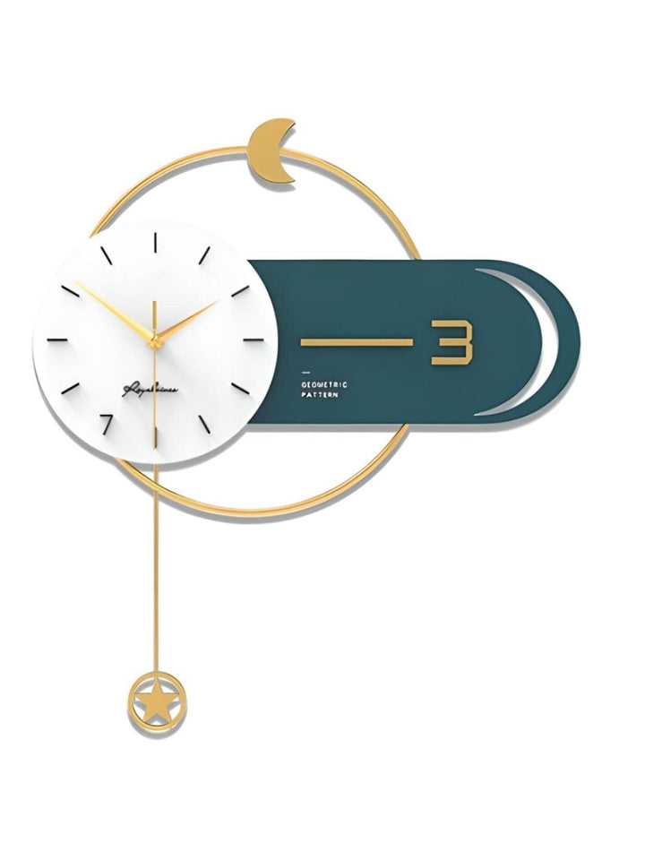 Abstract shaped wall clock