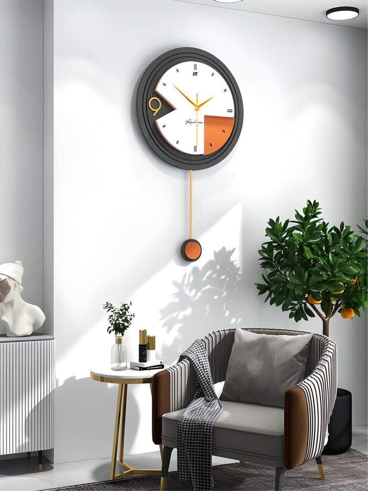 Abstract shaped wall clock
