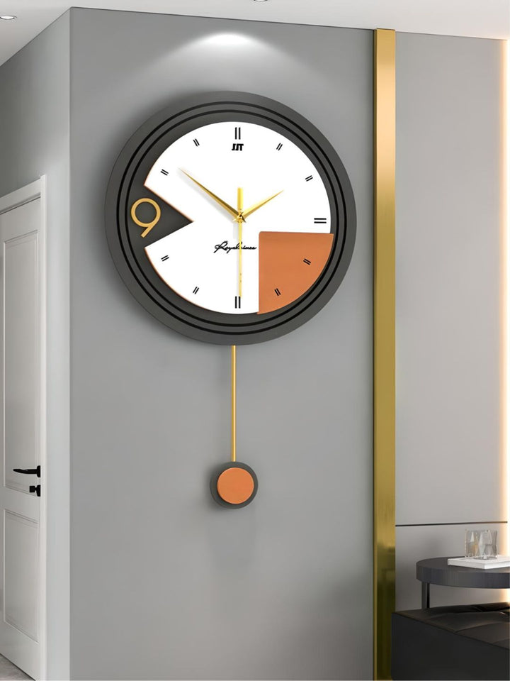 Abstract shaped wall clock