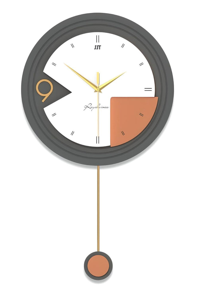 Abstract shaped wall clock
