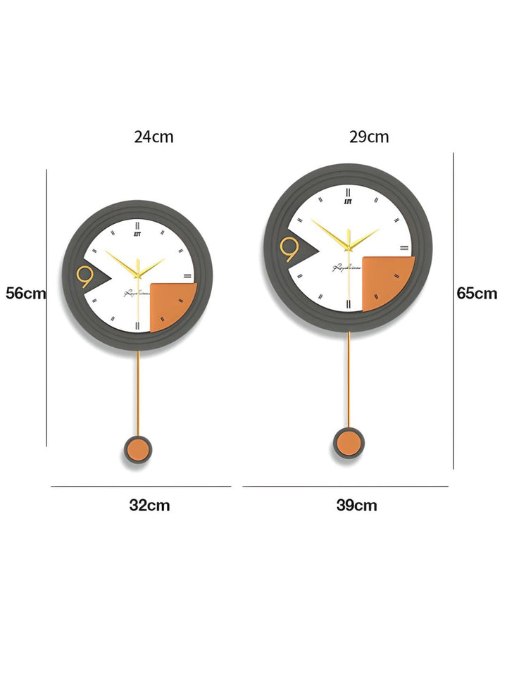 Abstract shaped wall clock